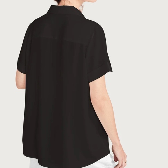 🖤 HATCH The Savannah Top Black Button Down Blouse Women’s XS 🖤 - Picture 1 of 4